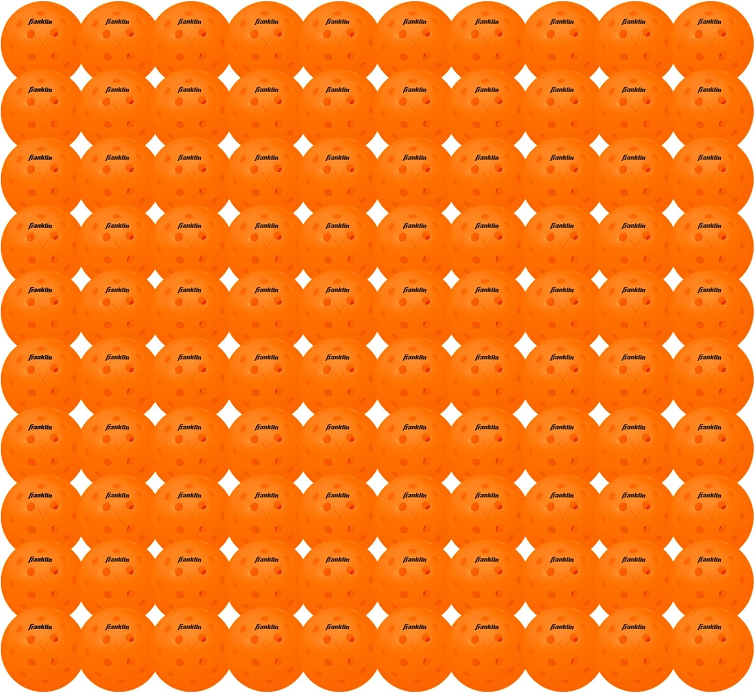 Franklin Sports X-40 Outdoor Pickleballs - Official Ball of USA Pickleball, APP Tour + US Open - Regulation Size