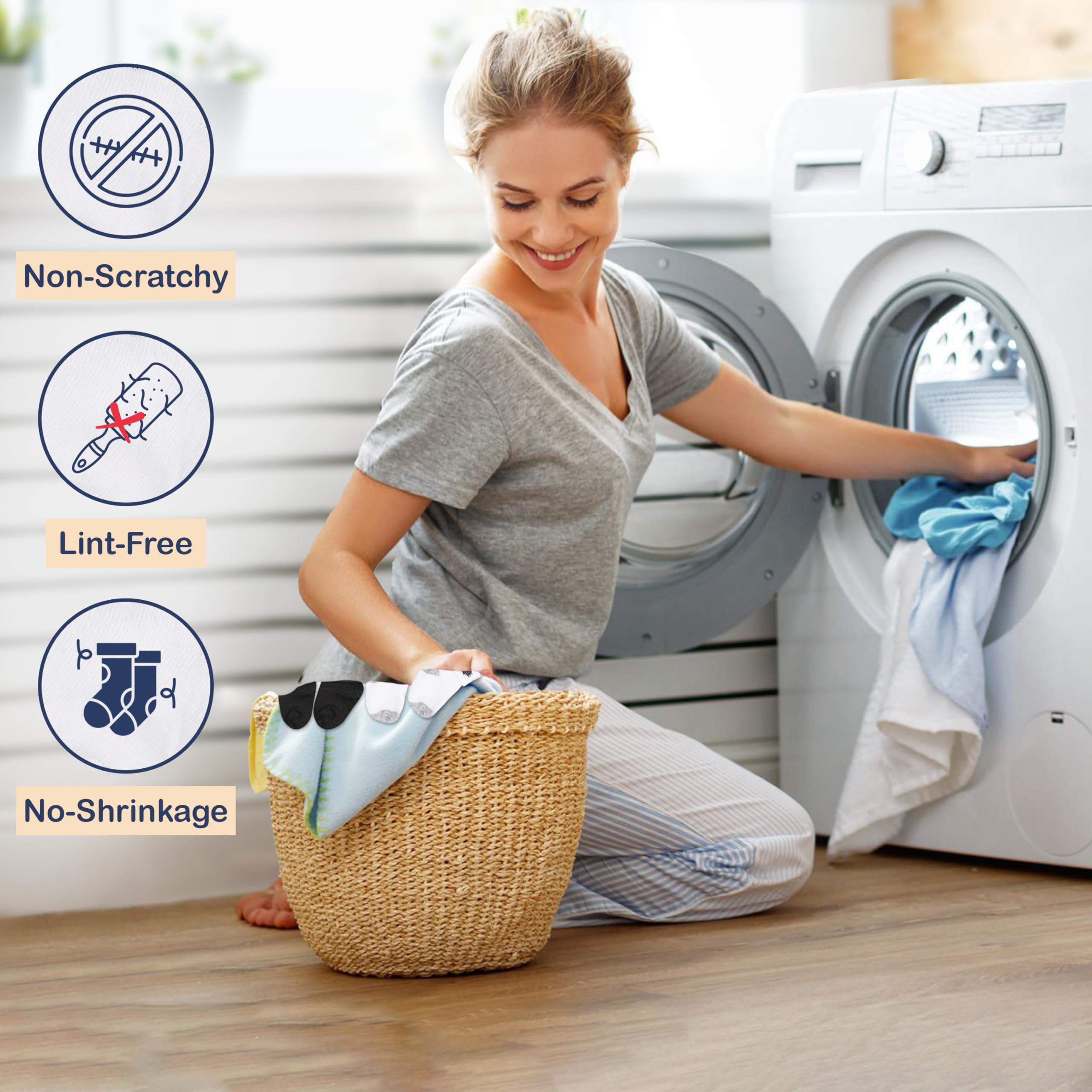 Mother's Choice Organic Cotton Baby Socks Infant 0-6 Months - 12 pairs Soft, Cozy, and Gentle Newborn Socks for Girls & Boys, Perfect Baby Gift for Everyday Wear, and Infant Comfort