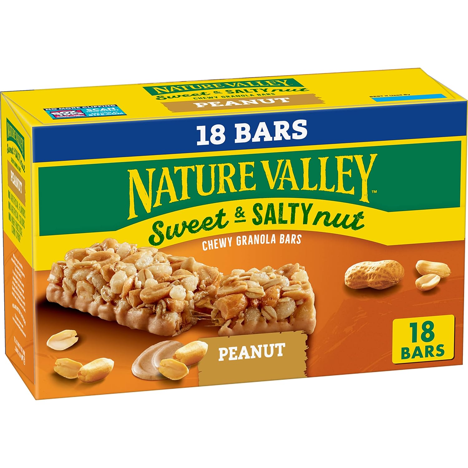 Nature Valley Sweet and Salty Nut Granola Bars, Peanut, 15 Bars, 18 oz