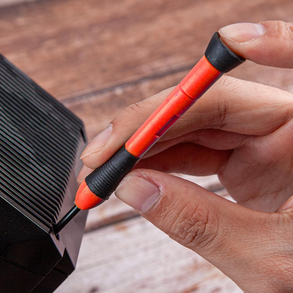 CARTMAN 39 Piece Tool Set General Household Hand Kit with Plastic Toolbox Storage Case Orange