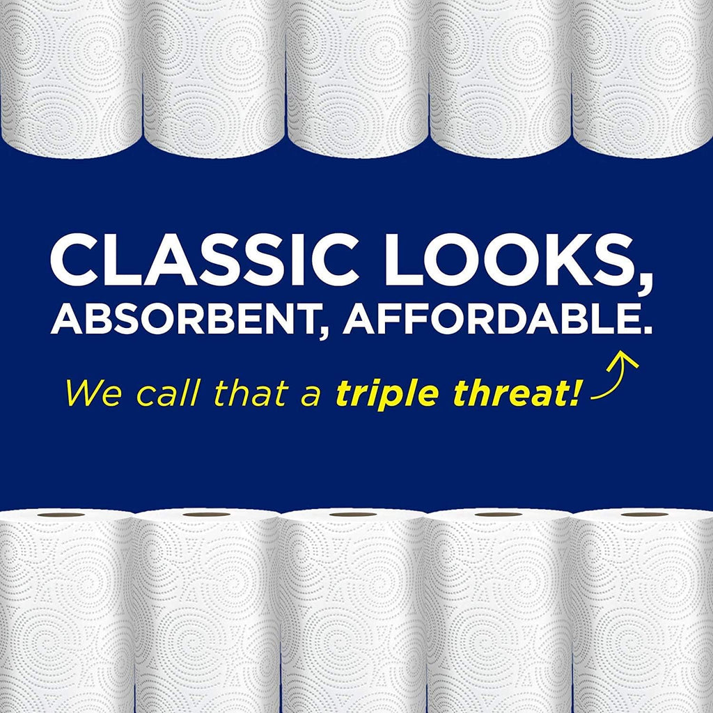 Sparkle Pick-A-Size Paper Towels, 24 Double Rolls (2,640 Sheets Total) - Strong 2-Ply Towels for Kitchen Cleanup and Everyday Messes