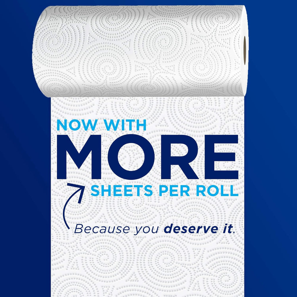 Sparkle Pick-A-Size Paper Towels, 24 Double Rolls (2,640 Sheets Total) - Strong 2-Ply Towels for Kitchen Cleanup and Everyday Messes