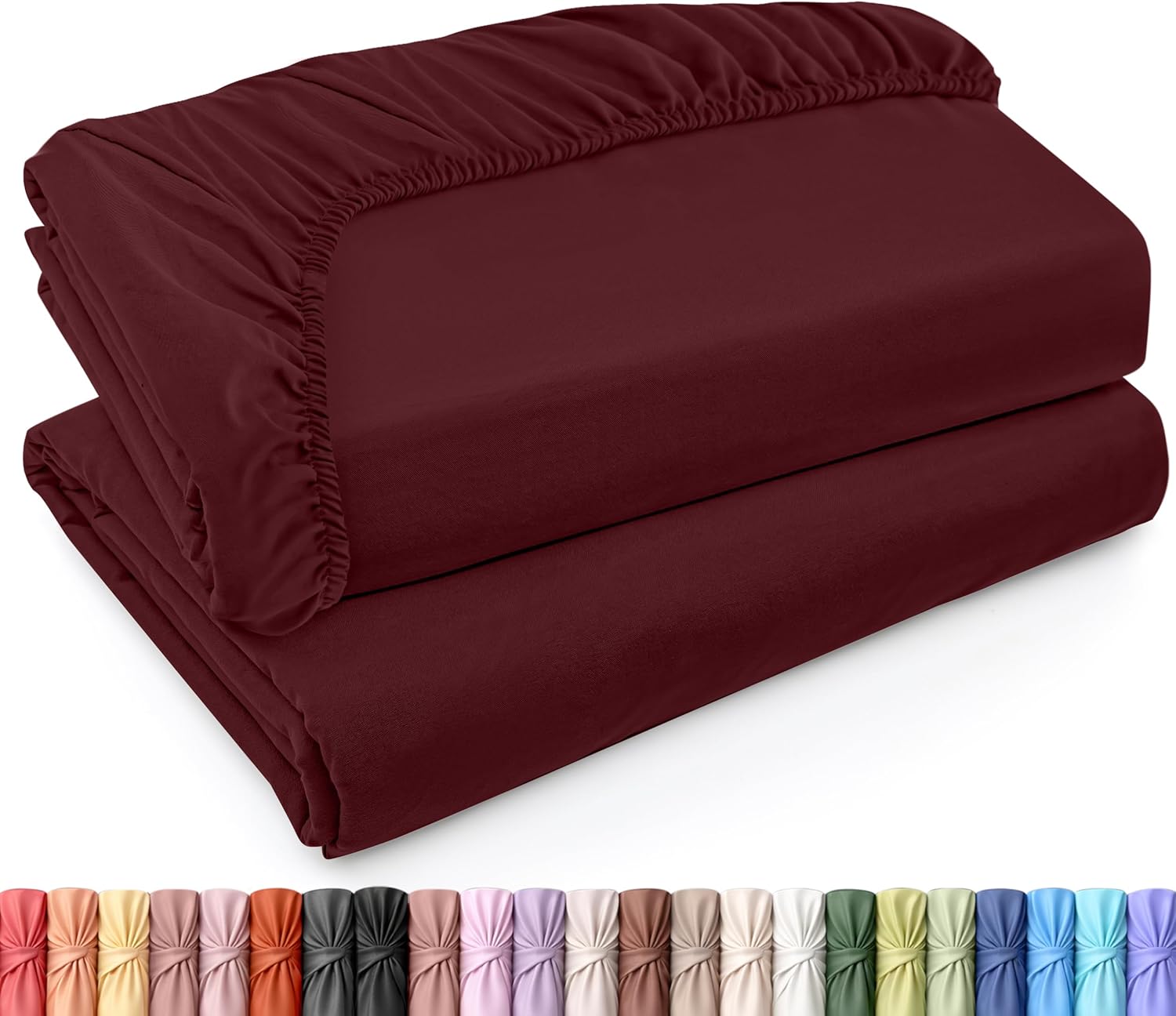Utopia Bedding Queen Fitted Sheet - Bottom Sheet - Deep Pocket - Soft Microfiber - Shrinkage and Fade Resistant - Easy Care -1 Fitted Sheet Only (Beige)