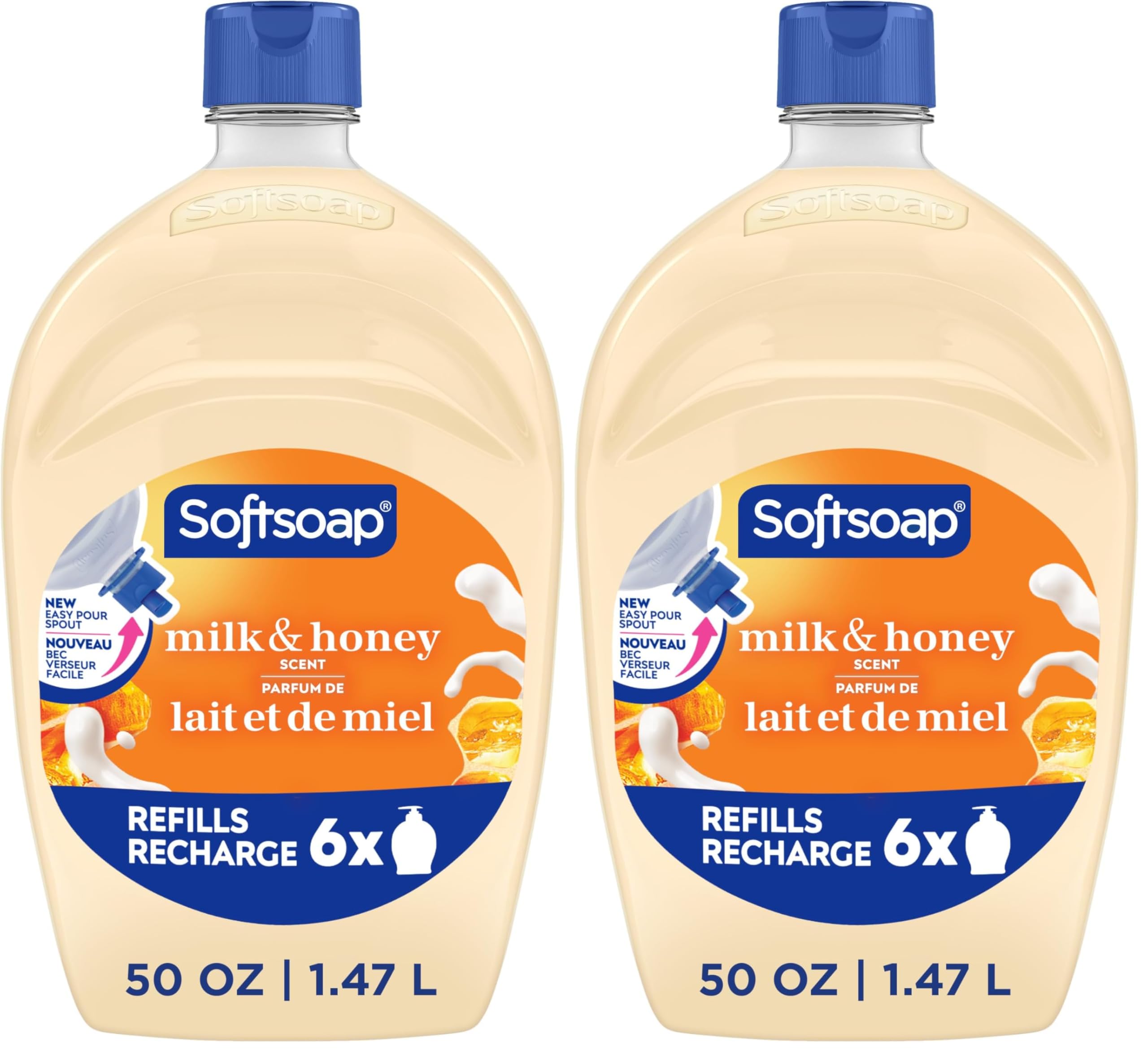 Softsoap Milk & Honey Scented, Liquid Hand Soap Refill, 50 Ounce