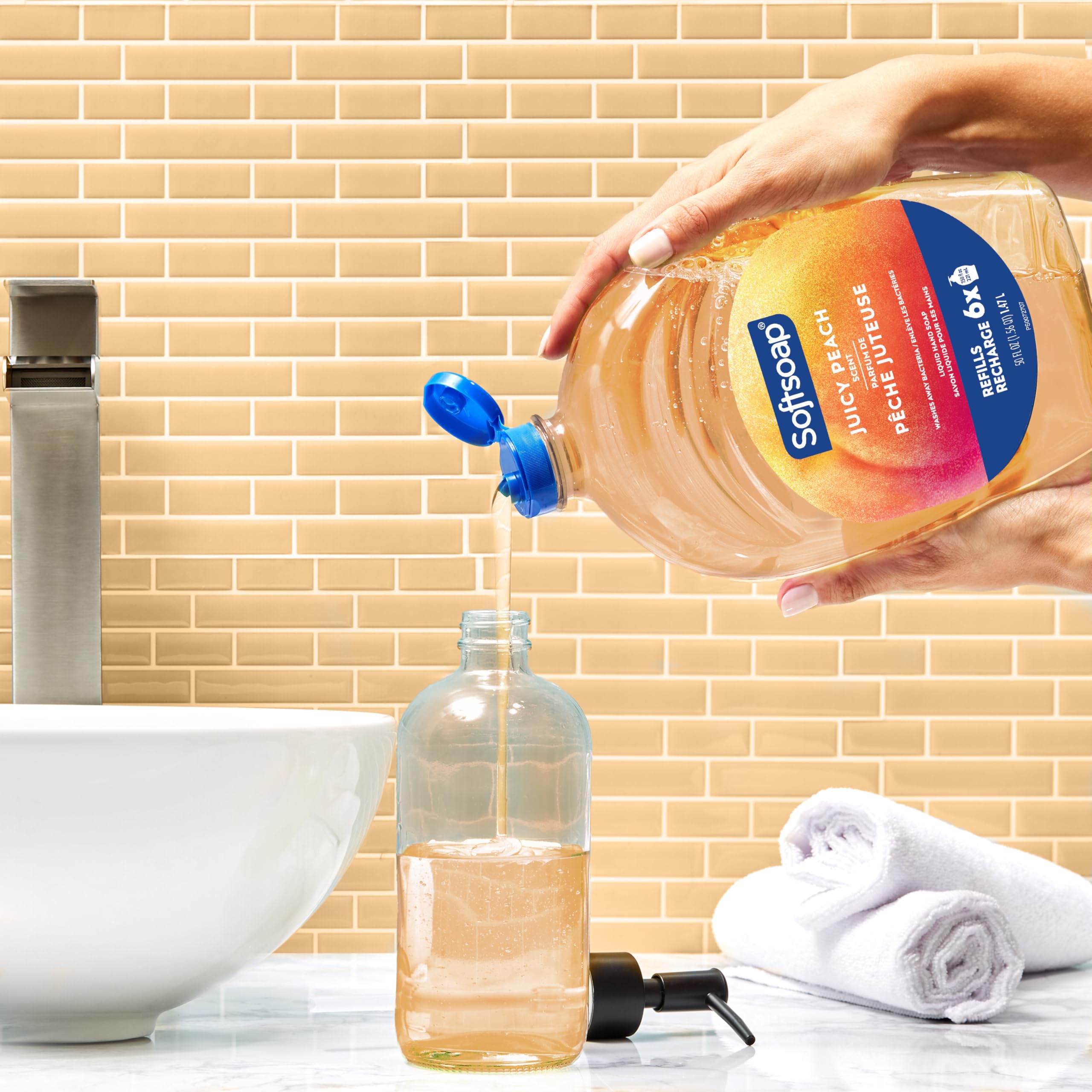 Softsoap Milk & Honey Scented, Liquid Hand Soap Refill, 50 Ounce