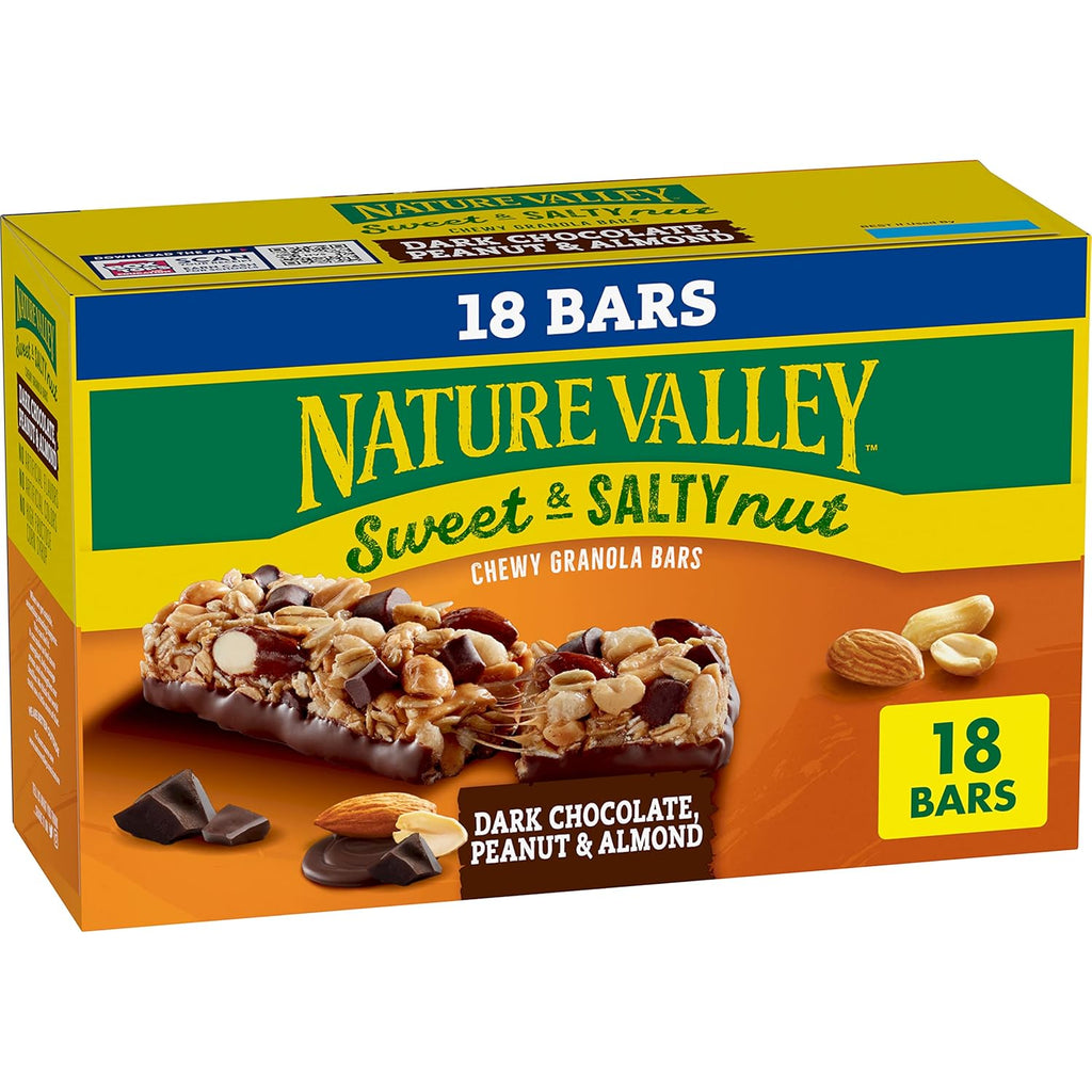 Nature Valley Sweet and Salty Nut Granola Bars, Peanut, 15 Bars, 18 oz
