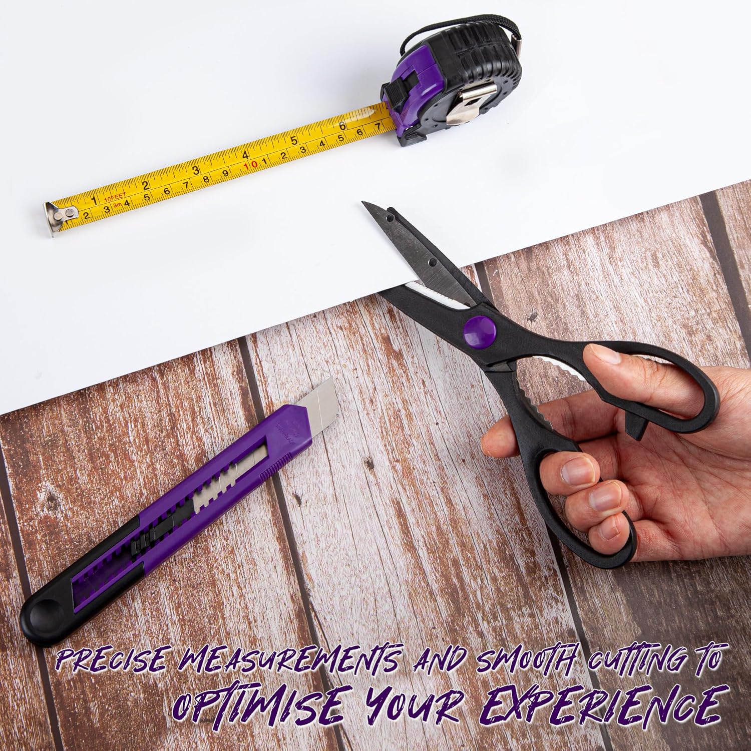 CARTMAN 39 Piece Tool Set General Household Hand Kit with Plastic Toolbox Storage Case Orange